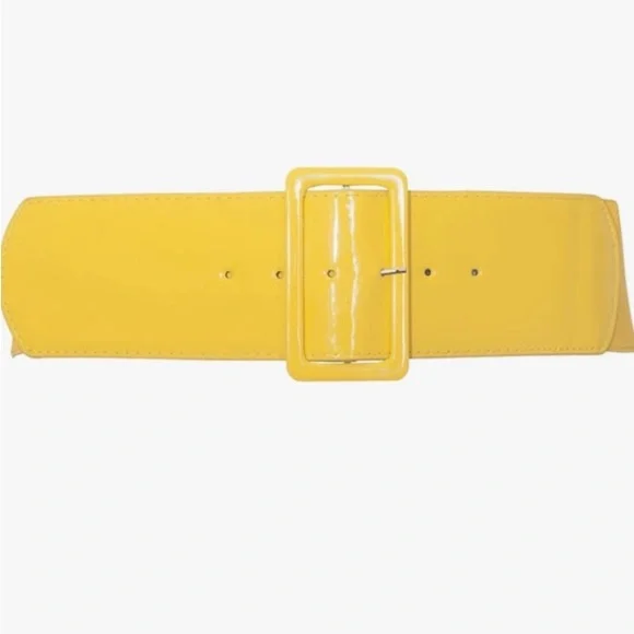 80’s Bundle(L tracksuit, yellow belt, yellow hoop earrings, banana clip set) - Picture 6 of 14